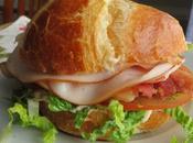 Croissant Turkey Club Sandwich