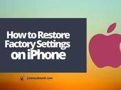 Restore Factory Settings iPhone