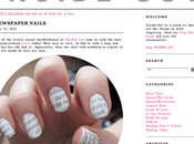 Newspaper Nails Topshop Blog!