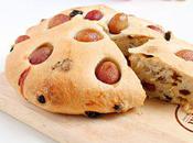 Grape Raisin Flatbread (vegan)