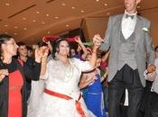 World’s Tallest (8ft 3in) Gets Married 8in-Tall Women