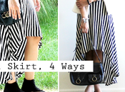 OOTD: Ways Wear Striped Skirt