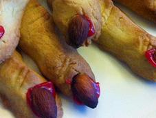 Halloween Witch Fingers Biscuits