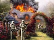 Star Wars Characters Thomas Kinkade Paintings