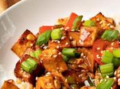 Spicy Air-Fried Garlic Tofu