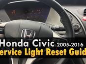 Honda Civic Service Light Reset 2006-2016