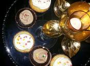 Chocolate Ganache Patakhas Cracker Cupcakes with White Vanilla Centres Toppinga