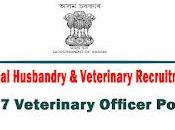 Animal Husbandry Veterinary Recruitment Apply Officer Post