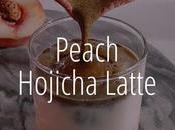 Peach Hojicha Latte