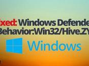 Fixed: Windows Defender Behavior:Win32/Hive.ZY
