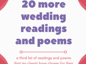 Another Twenty Readings Poems Weddings