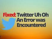 Fixed: Twitter Error Encountered