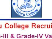 Nehru College Recruitment Apply Grade Vacancy