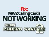 Fix: Calling Cards Working