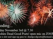 Lancashire Dead Good Poets' November Open Night