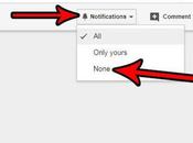 Turn Email Notifications Google Drive