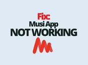 Fix: Musi Working
