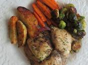 Sheet Chicken Thighs with Veggies