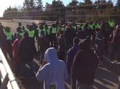 Elsipogtog Resist Fracking, Highway Shut Down