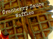Cranberry Sauce Waffles