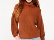 SAVE $14.00 Cowl Neck Pleat Shoulder Sweater