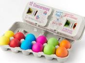 SAVE $0.42 Silly Rabbit Carton Cascarones Multi-color Paper Easter Eggs