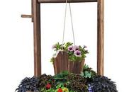 SAVE $47.00 Outdoor Wooden Wishing Well Planter