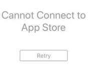 “Cannot Connect Store” iPhone iPad