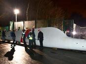 Fracking Protesters Dump Wind Turbine Blade Manchester Drilling Site