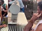 Nigerian Mingle-handedly Steals Community Transformer (Video)