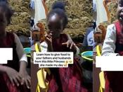 Little Girl Teaches Women Serve Food Their Fathers Husbands (Video)