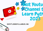 Best Youtube Channel Learn Python 2023