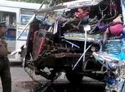 Dead, Injured Bus-container Collision