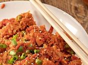 Vegan Kimchi Fried Rice (oil-free)