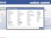 Change Language Facebook?