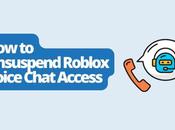Unsuspend Roblox Voice Chat Access