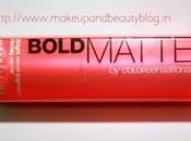 Maybelline Colorsensational Bold Matte Review, Swatches LOTD: Coral
