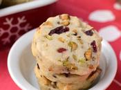 Fruit Cookies (Pistachio-Cranberry Shortbread Cookies)