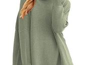 This Sweet Oversized Pullover Easy Dress Down!