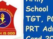 Army School TGT, PGT, Admit Card 2023 AWES Recruitment