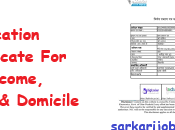Online Verification Certificate Income, Caste Domicile