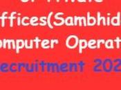 Private Offices(Sambhida) Computer Operator, House Keeping, Driver Recruitment 2023