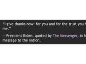 Holiday Messages From Biden Trump