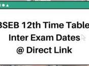 Bihar BSEB 10th 12th Annual Exam Sheet 2024