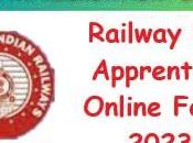 Railway Apprentice Online Form 2023