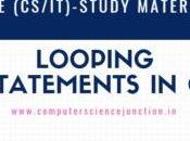 Looping Statements Programming Overview