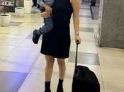 Mrs. Universe India 2023, Madhuri Patle, Radiates Elegance Nagpur Airport with Toddler