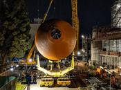 Last External Tank Built Flight Lifted into Place Space Shuttle Endeavor Exhibit