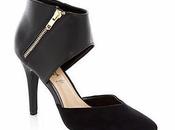 Pick Day: Black Leather-Look Pointed Court Shoes