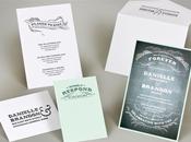 Chalkboard, Elegant Rustic Wedding Invitations